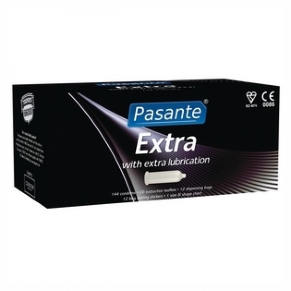 Pasante Extra Condoms, Clinic Pack of 144 (1030)