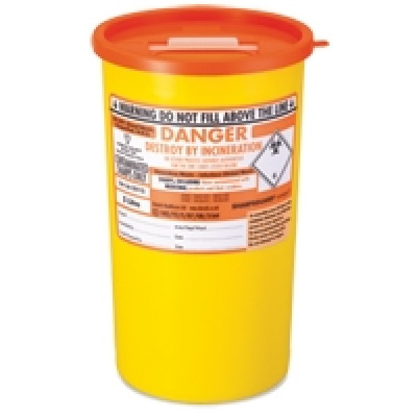 Daniels Sharpsguard Orange 5 Litre Sharps Bin (DD471OL)