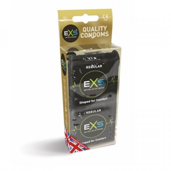 EXS Regular Comfy Fit Condoms x 6 (Pack of 12) (EXSREG12)
