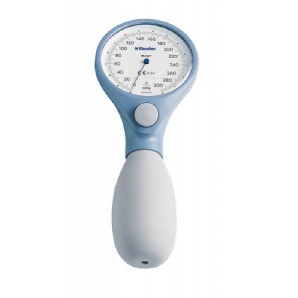 Riester Ri-San Palm Sphygmomanometer with Adult Cuff Blue (LF1517)