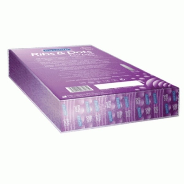 Pasante Ribs and Dots Condoms, Eco Pack of 288 (C4083)