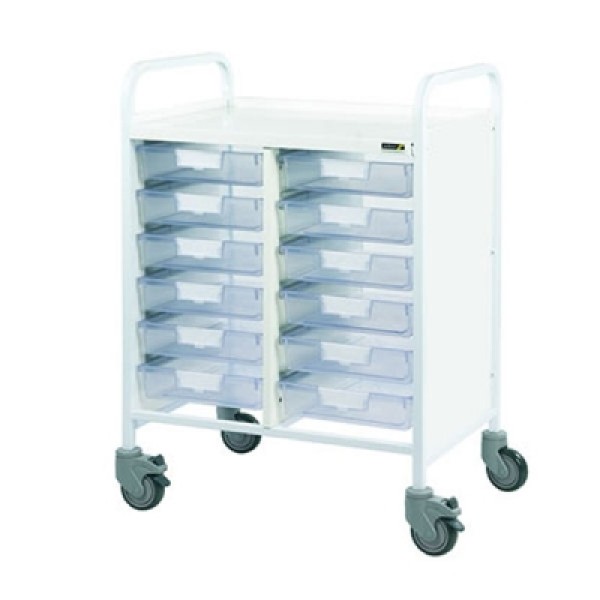 Sunflower Vista 60 Trolley - 12 Single Clear Trays (Sun-MPT60C)