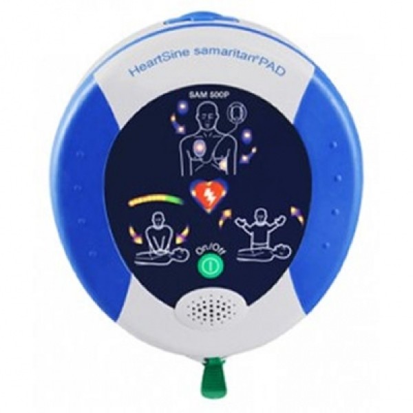 Heartsine Samaritan PAD 500P Semi Automatic Defib 1 PAD-Pak, CPR Advisor, Carry Case (500-BAS-XX-10)