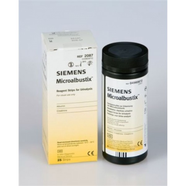 Siemens Microalbustix Reagent Strips (25) (2087)