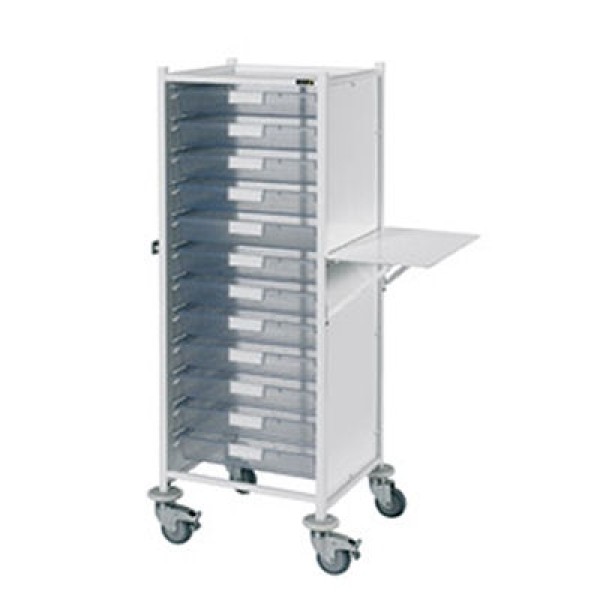 Sunflower Vista 120 Trolley - 12 Single Clear Trays (Sun-MPT120C)