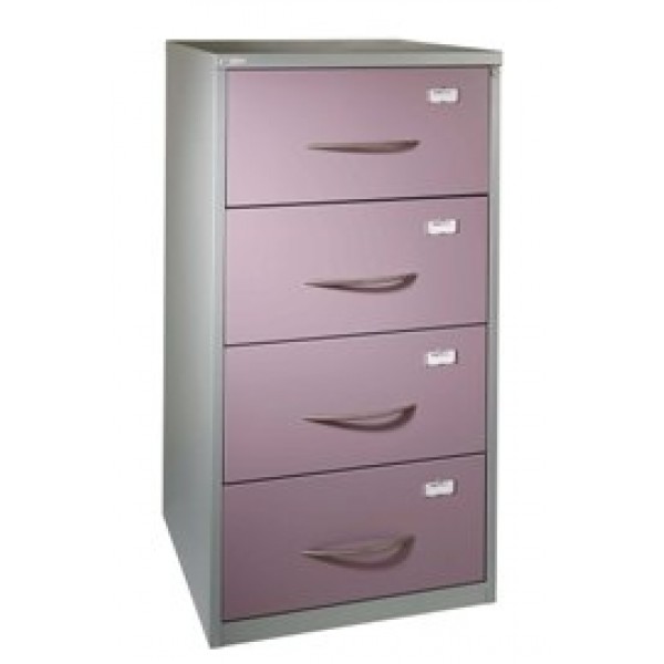 Amerson 4 Drawer Cabinet For FP25 Dental Records - 24 Inch Wide (3436H10)