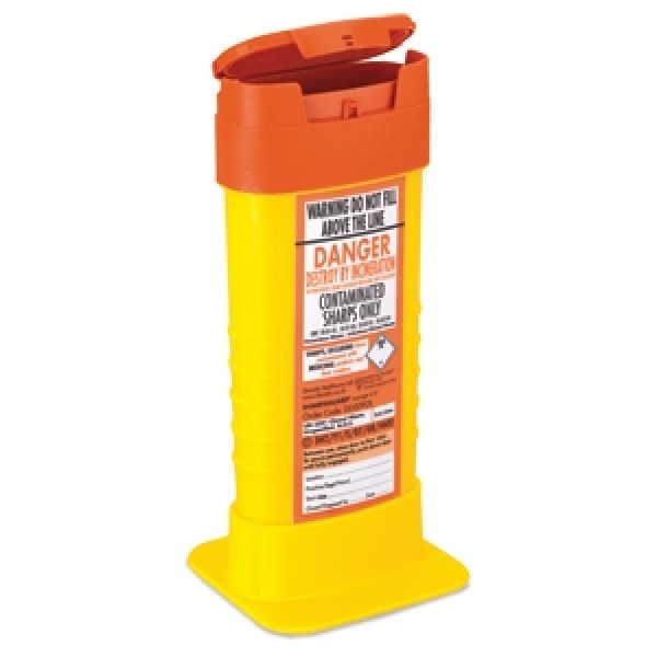 Daniels Sharpsguard Orange 0.6 Litre Sharps Bin (DD5090L)