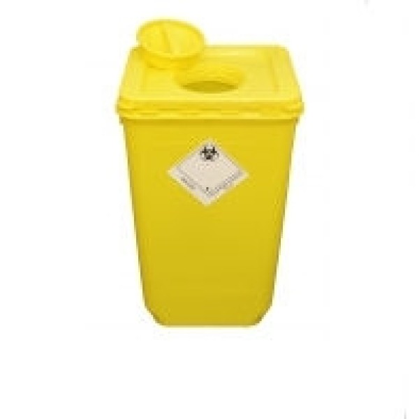 Daniels Wiva Disposable Bin Yellow 60 Litre Click Lid (DD102C)