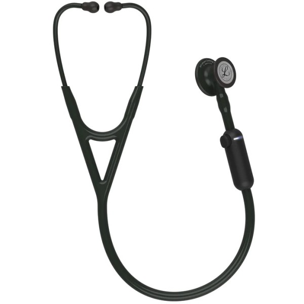 3M Littmann CORE Digital Stethoscope, Black Chestpiece, Tube, Stem & Headset (8490)