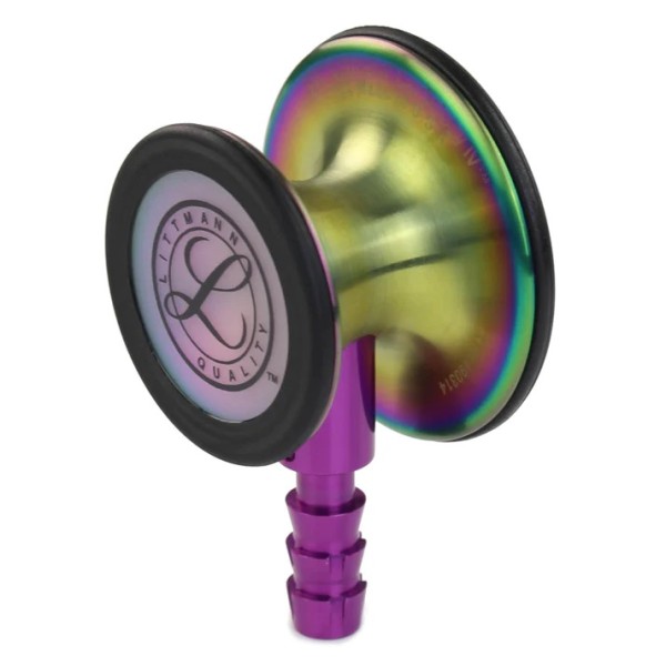 3M Littmann Cardiology IV Diagnostic Stethoscope - Rainbow Finish Chestpiece, Plum Tube, Violet Stem & Headset (6205)