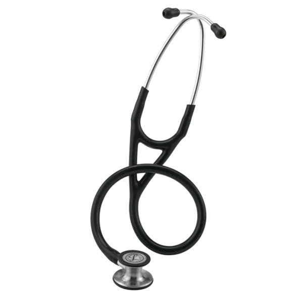 3M Littmann Cardiology IV Diagnostic Stethoscope - Standard Finish Chestpiece, Black Tube, Stainless Stem & Headset (6152)