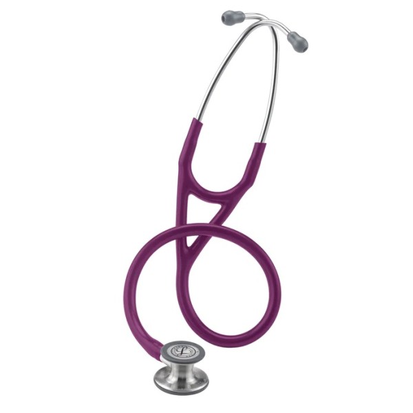 3M Littmann Cardiology IV Diagnostic Stethoscope - Standard Finish Chestpiece, Plum Tube, Stainless Stem & Headset (6156)