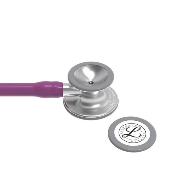 3M Littmann Cardiology IV Diagnostic Stethoscope - Standard Finish Chestpiece, Plum Tube, Stainless Stem & Headset (6156)
