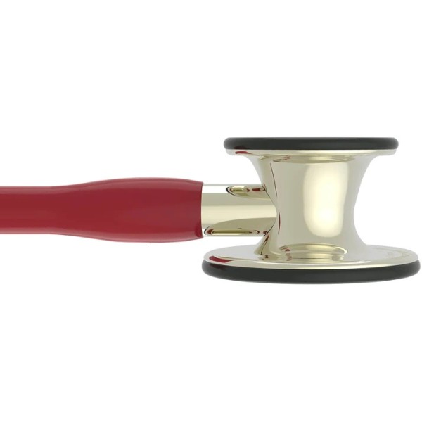 3M Littmann Cardiology IV Diagnostic Stethoscope - Champagne Finish Chestpiece, Burgundy Tube, Stem & Headset (6176)