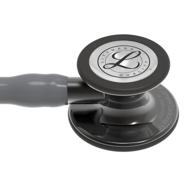 3M Littmann Cardiology IV Diagnostic Stethoscope - High Polish Smoke Finish Chestpiece, Caribbean Grey Tube, Smoke Stem & Headset (6238)