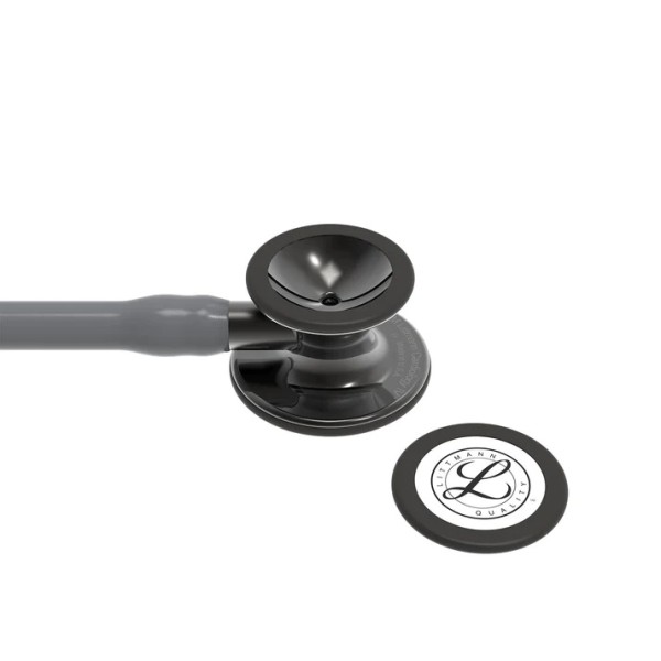 3M Littmann Cardiology IV Diagnostic Stethoscope - High Polish Smoke Finish Chestpiece, Caribbean Grey Tube, Smoke Stem & Headset (6238)