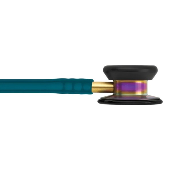 3M Littmann Classic II Paediatric Stethoscope - Rainbow Finish Chestpiece, Caribbean Blue Tube (2153)