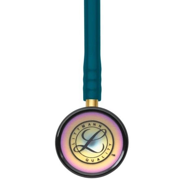 3M Littmann Classic II Paediatric Stethoscope - Rainbow Finish Chestpiece, Caribbean Blue Tube (2153)