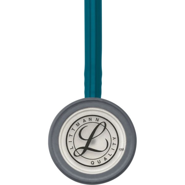 3M Littmann Classic III Monitoring Stethoscope - Standard Finish Chestpiece, Caribbean Blue Tube (5623)