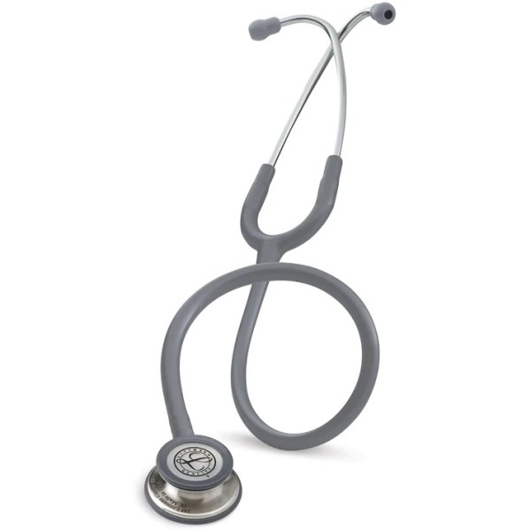 3M Littmann Classic III Monitoring Stethoscope - Standard Finish Chestpiece, Grey Tube (5621)