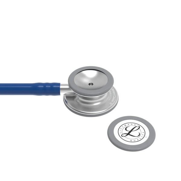 3M Littmann Classic III Monitoring Stethoscope - Standard Finish Chestpiece, Navy Blue Tube (5622)