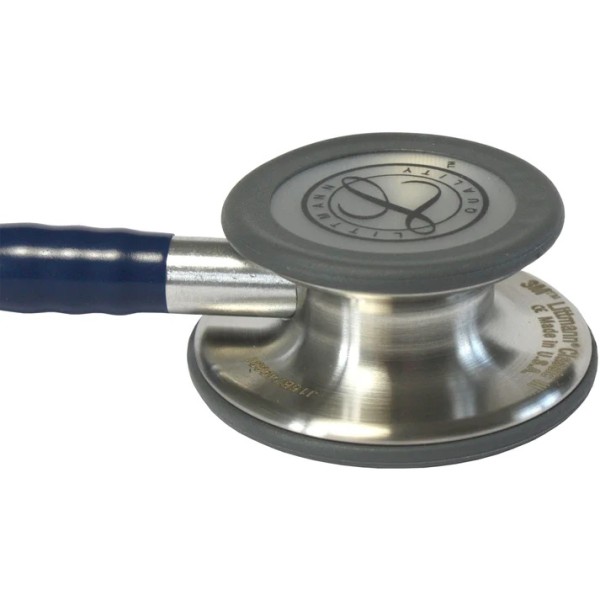 3M Littmann Classic III Monitoring Stethoscope - Standard Finish Chestpiece, Navy Blue Tube (5622)