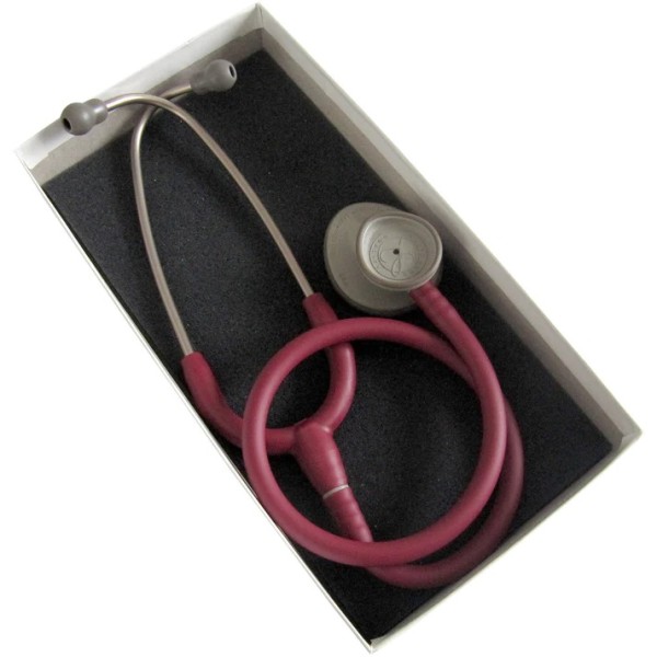 3M Littmann Lightweight II S.E. Stethoscope, Burgundy Tube (2451)