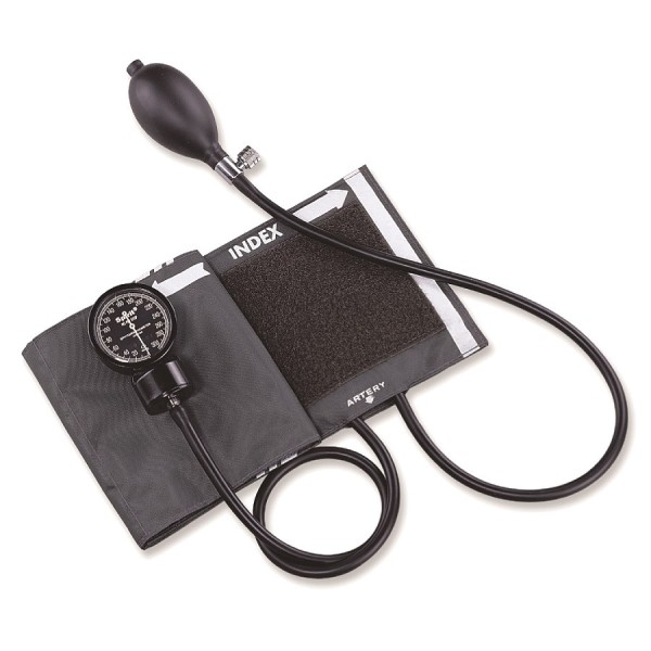 AW Clip-on Aneroid Sphygmomanometer with Velcro Cuff (51.06.113)