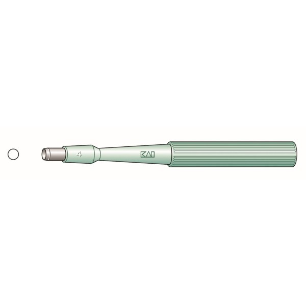 KAI 4.0mm Diameter Sterile Single Use Biopsy Punch (Box of 20) (BP-40F)