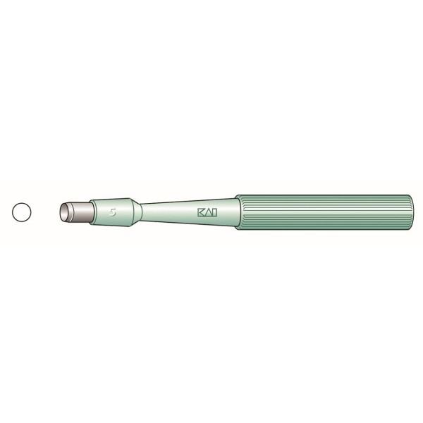 KAI 5.0mm Diameter Sterile Single Use Biopsy Punch (Box of 20) (BP-50F)