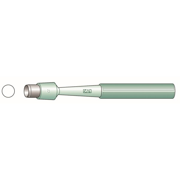 KAI 8.0mm Diameter Sterile Single Use Biopsy Punch (Box of 20) (BP-80F)