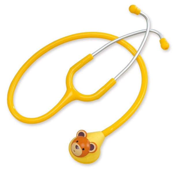 Sister Sunshine Animals Stethoscope - Yellow Tubing (SSA-06)