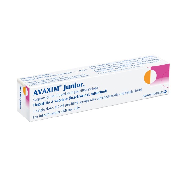 Avaxim Junior 0.5ml (Hepatitis A Inactivated) PFS (422-9753)