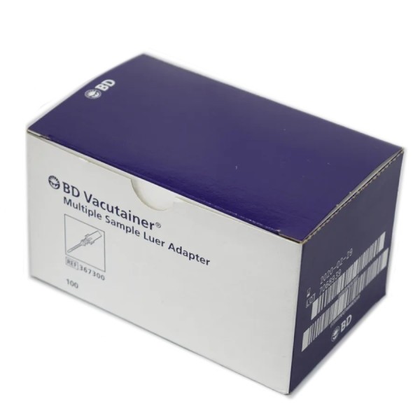 BD Luer Vacutainer Adaptor (Pack of 100) (367300)