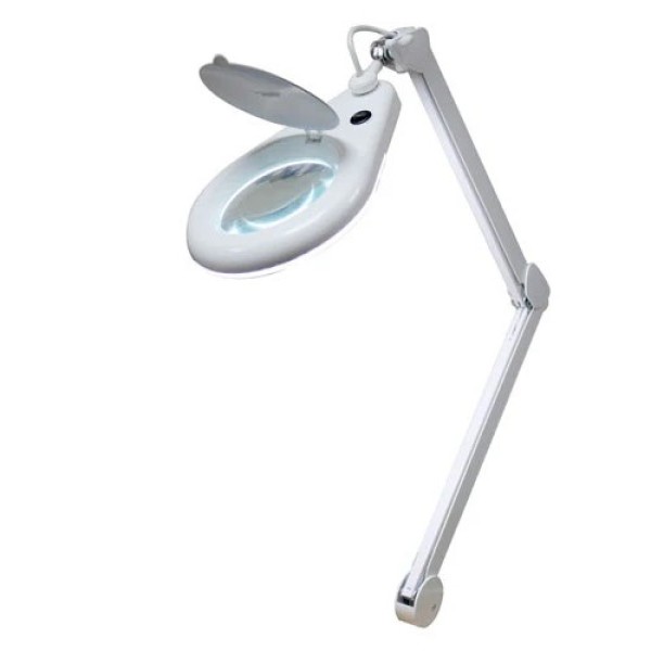 Daray Circular LED Magnifying Light - 12 Dioptre, Desk Mounted (MAG712LD)