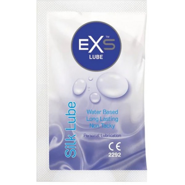 EXS Silk Paraben Free Lube 10ml Sachet Box of 80 (LUBE10SILK80)