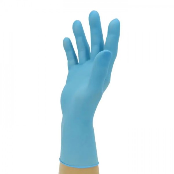 Shield Blue Nitrile Gloves, Powder Free, Small (Box of 100) (GD19S)