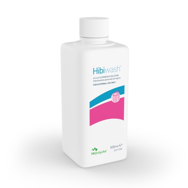 Hibiwash (Chlorhexadine Gluconate) 4% Skin Cleanser 500ml Surgical Scrub (428-5383)