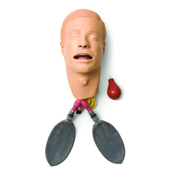 Laerdal Adult Male Head Assembly Intubation with Lung (300-10150)