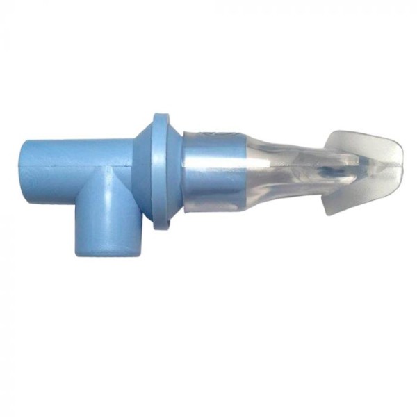 MDD Expiratory valve (Blue) T pieces with bacterial filter (Pack of 50) (MEP50)
