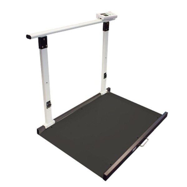 Marsden M-653 Wheelchair Scale with Folding Handrail (M-653)