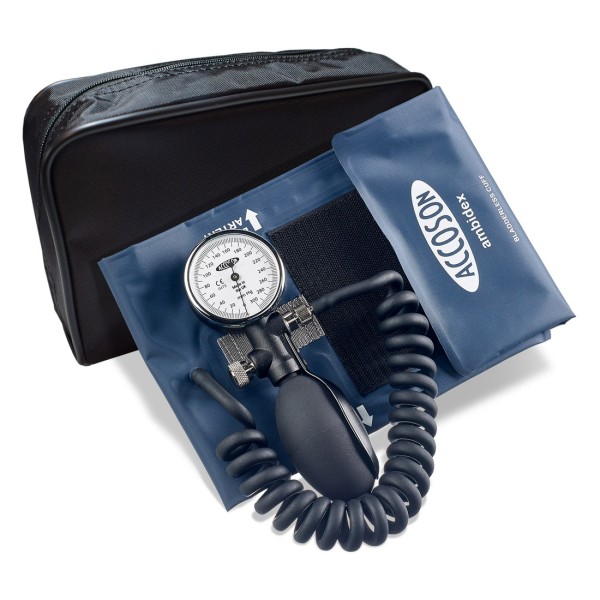 Accoson DUPLEX Aneroid Sphygmomanometer - with Large Adult Ambidex Cuff (0329A)