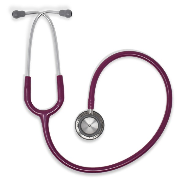 Accoson Physician Stethoscope in Burgundy (PST-BR)
