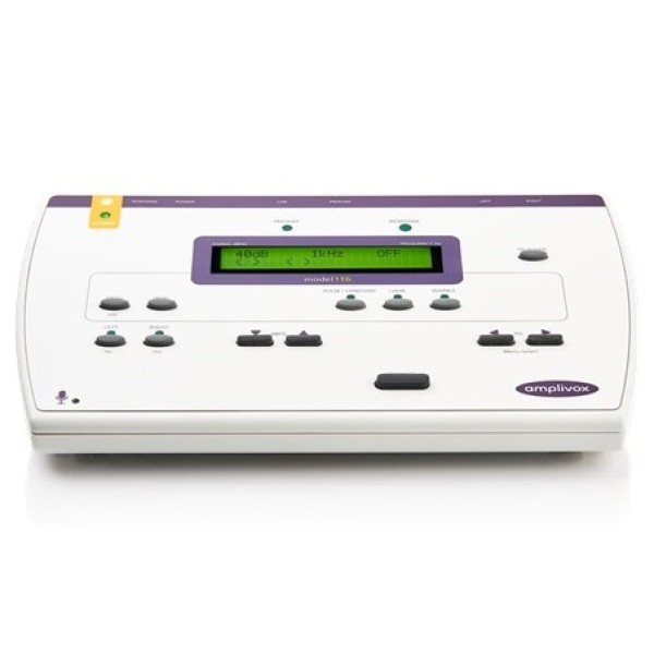 Amplivox 116 Manual Screening Audiometer with Battery Function and Audiocups (116B/A)
