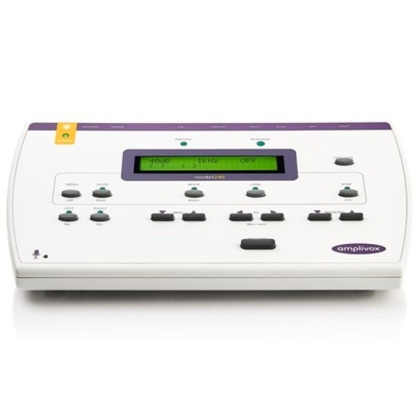 Amplivox 240 Portable Diagnostic Audiometer with Battery Function and Audiocups (240B/A)