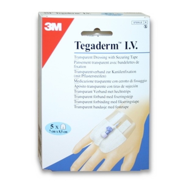 Tegaderm IV 7cm x 8.5cm Dressing (Pack of 100) (D050404)