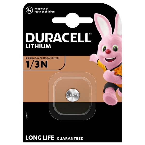Duracell Specialty 1/3N High Power Lithium Battery 3V (DL1/3N)