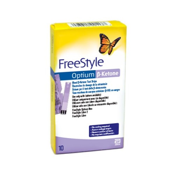 FreeStyle Optium Beta Ketone Test Strips (Pack of 10) (323-7773)