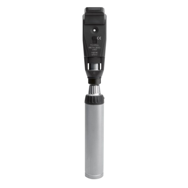 Heine Beta 200 LED Retinoscope Set - Beta4 USB Rechargeable Handle + USB Cord + Plug-in Power Supply (C-034.28.388)