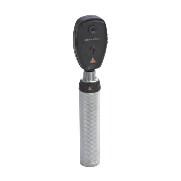 Heine Beta 200S LED Ophthalmoscope Set - Beta4 USB Rechargeable Handle + USB Cord + Plug-in Power Supply (C-261.28.388)